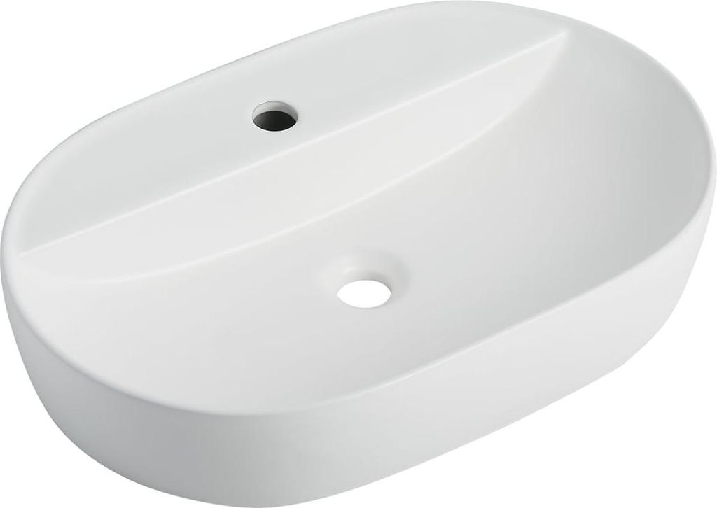 sanicomfort Aufsatzwaschtisch TARI 60 x 40 cm – ovales Produktbild 