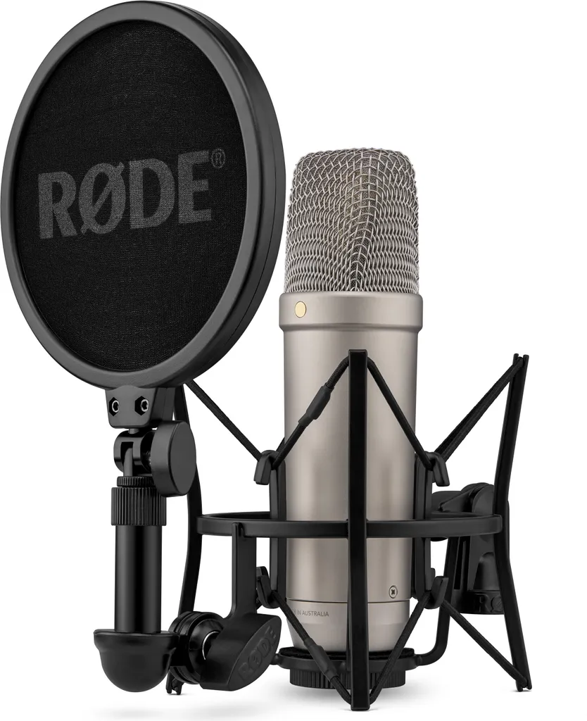 Microphone à condensateur Rode NT1 5ème génération Argent pour Chant