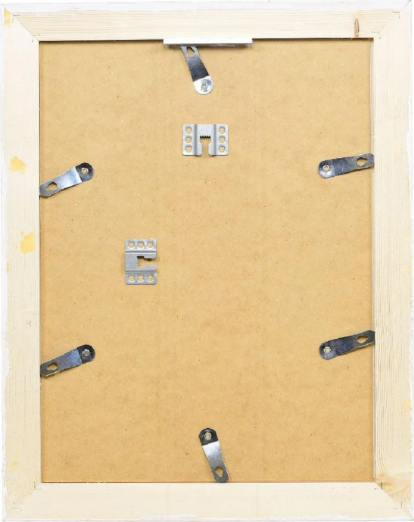 Cornice Professionale 15x20 Legno Massiccio Bianco Vetro Antiriflesso - 3