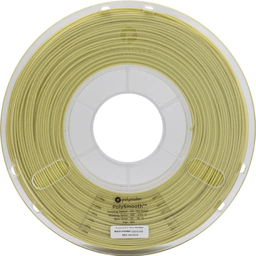 Éliminez les Stries d'Impression avec le Filament PolySmooth PVB Beige