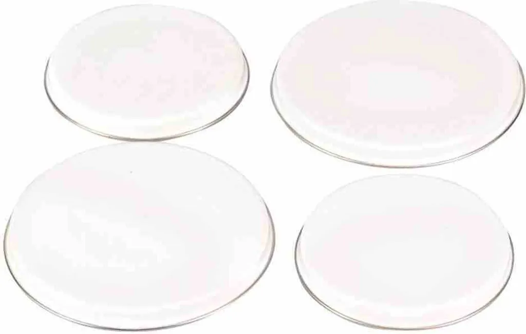 Karl Krüger Set de 4 plaques de cuisson émaillées blanches polyvalentes - 2