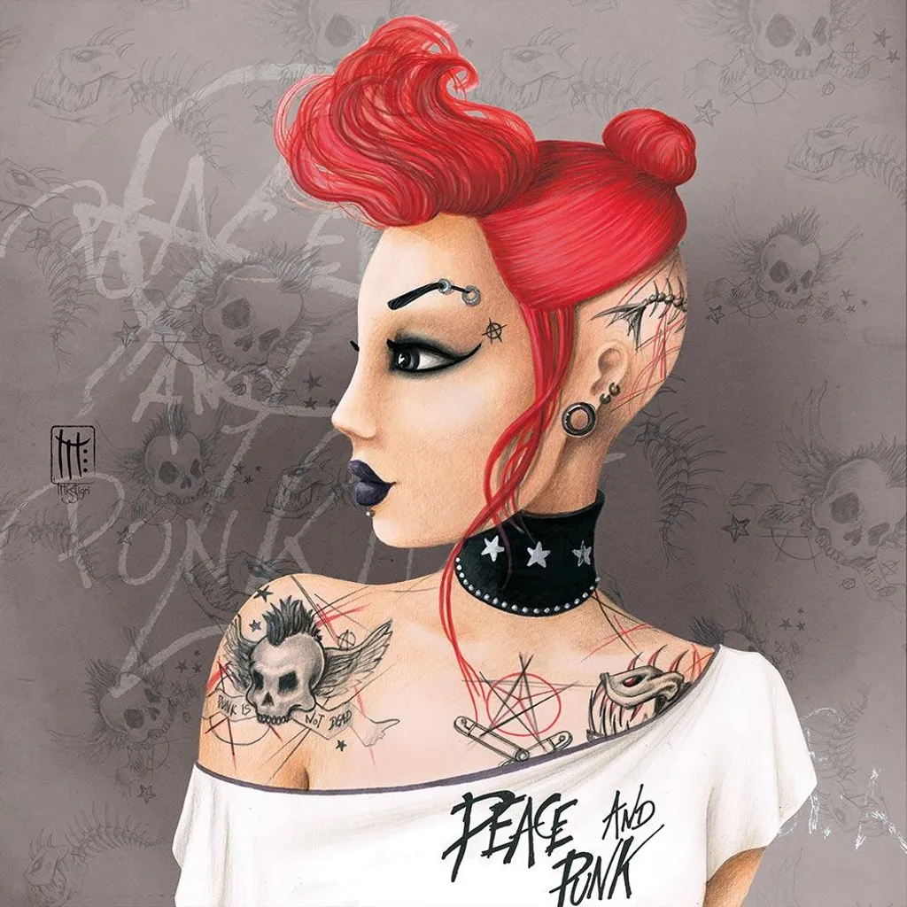 Grafika Puzzle Punk 1000 pièces haute qualité - Jeu de pose multicolore