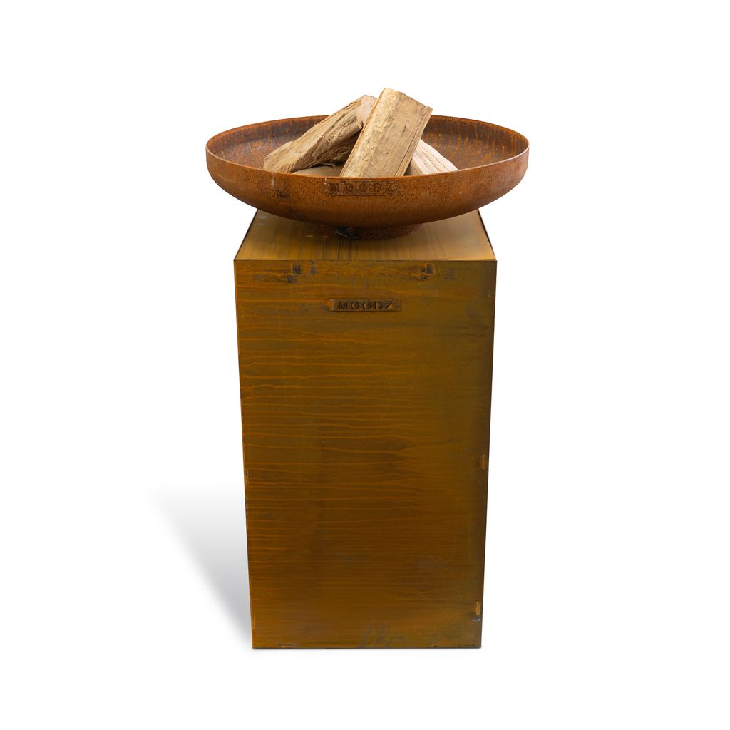 MOODZ Podstavec z oceli Corten 45x45x80 cm Obrázek produktu 