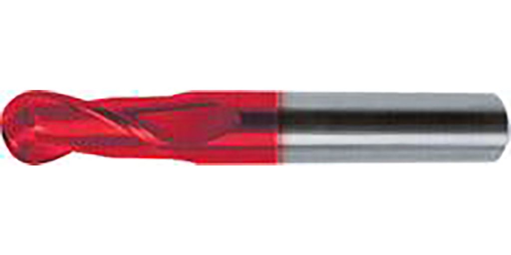 Gühring Radiusfräser DIN6527 VHM FIRE Z2 Schaft HA 8mm