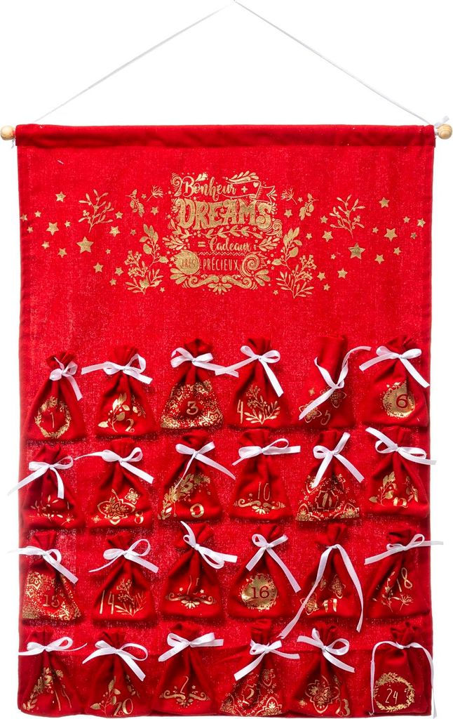 Hängeleuchte adventskalender pochon h 65 cm - Feeric Lights & Christmas