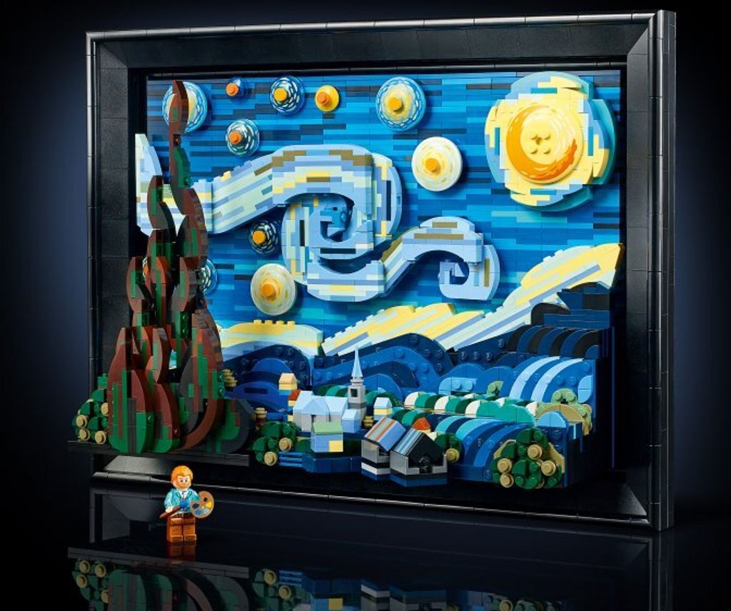 LEGO® Ideas 21333 Vincent van Gogh - Gwiaździsta noc Zdjęcie produktu 16
