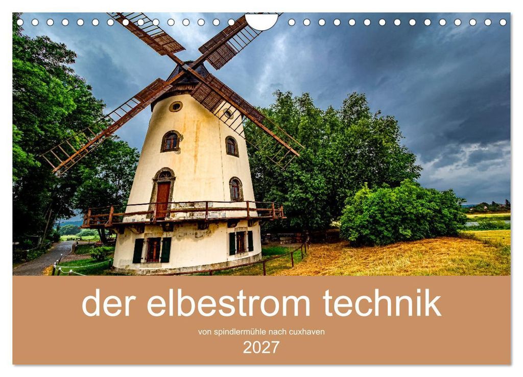 der elbestrom technik (Wandkalender 2027 DIN A4 quer), CALVENDO Monatskalender
