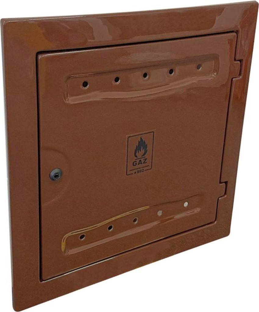 Gaszählerabdeckung aus Kunststoff 150*600*600mm Braun - DG P120*60BR