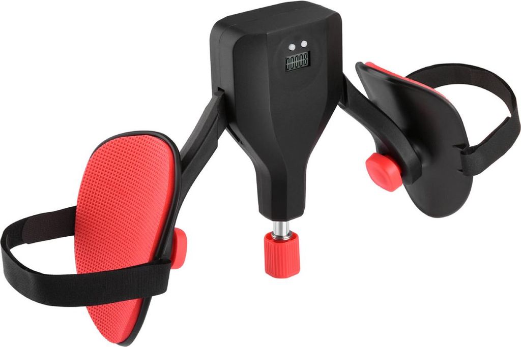 Beckenboden-Oberschenkeltrainer, 0–77 lbs, einstellbarer Widerstand, schwarzer multifunktionaler Oberschenkeltrainer für zu Hause