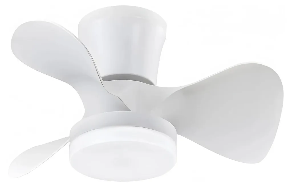 Plafonnier ventilateur avec LED réglable et mode hiver été silencieux