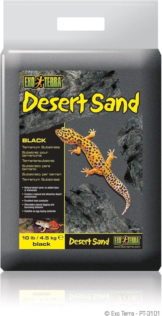 Hagen Exo Terra DesertSand, zwart, 4,5 kg, substraat voor Productafbeelding 