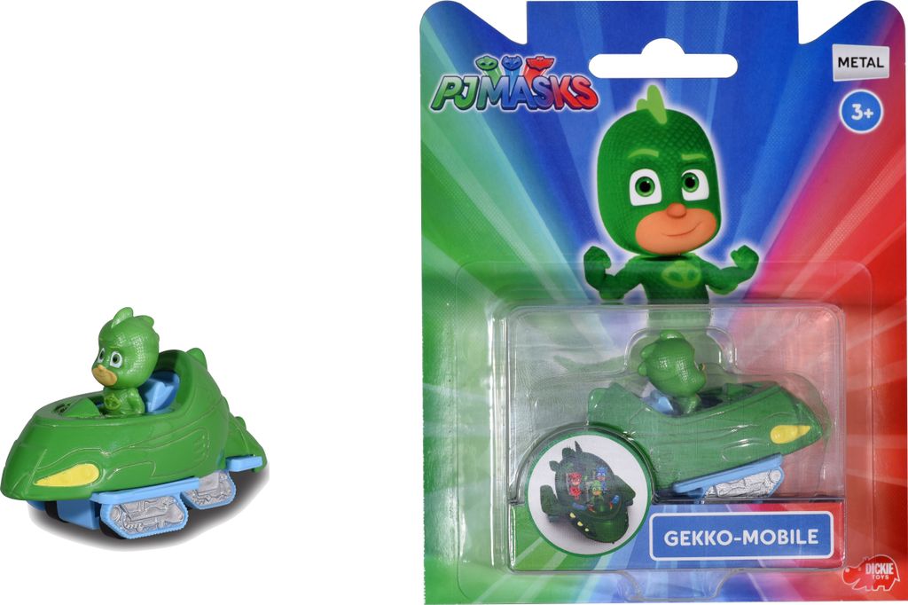 Dickie PJ Masks figura di gioco con auto Catboy Gekko Immagine del prodotto 