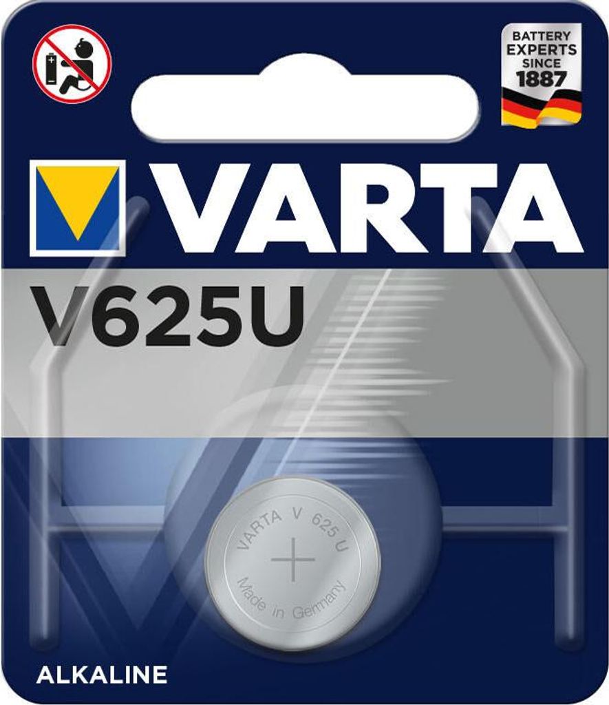 Bateria guzikowa VARTA, w blistrze, do Langzei V625U / LR9 Zdjęcie produktu 