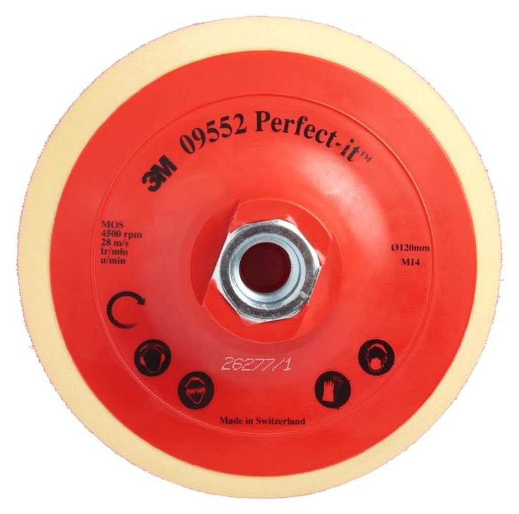 140x 3M Perfect-It Stützteller, 125 mm, M14, 09552 | Packung (5 Stück)