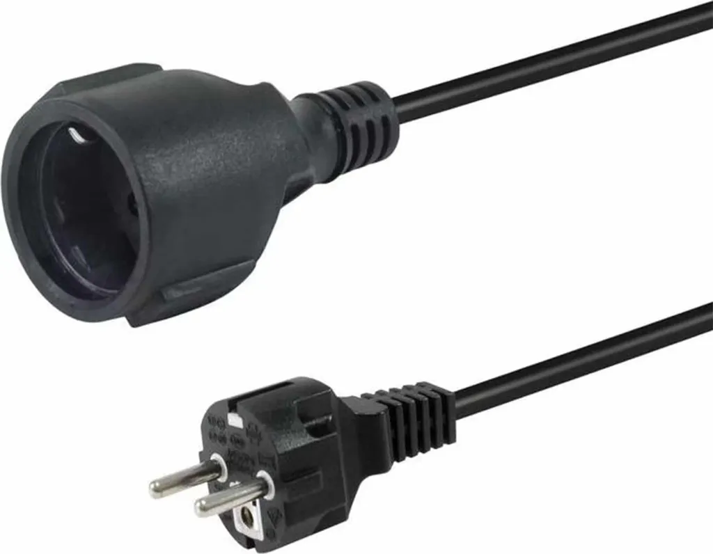 Prolunga Schuko Equip 112180 1.8m Nero - Alimentazione Sicura 16A