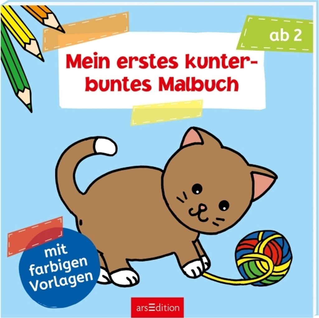 Mein erstes kunterbuntes Malbuch Produktbild 
