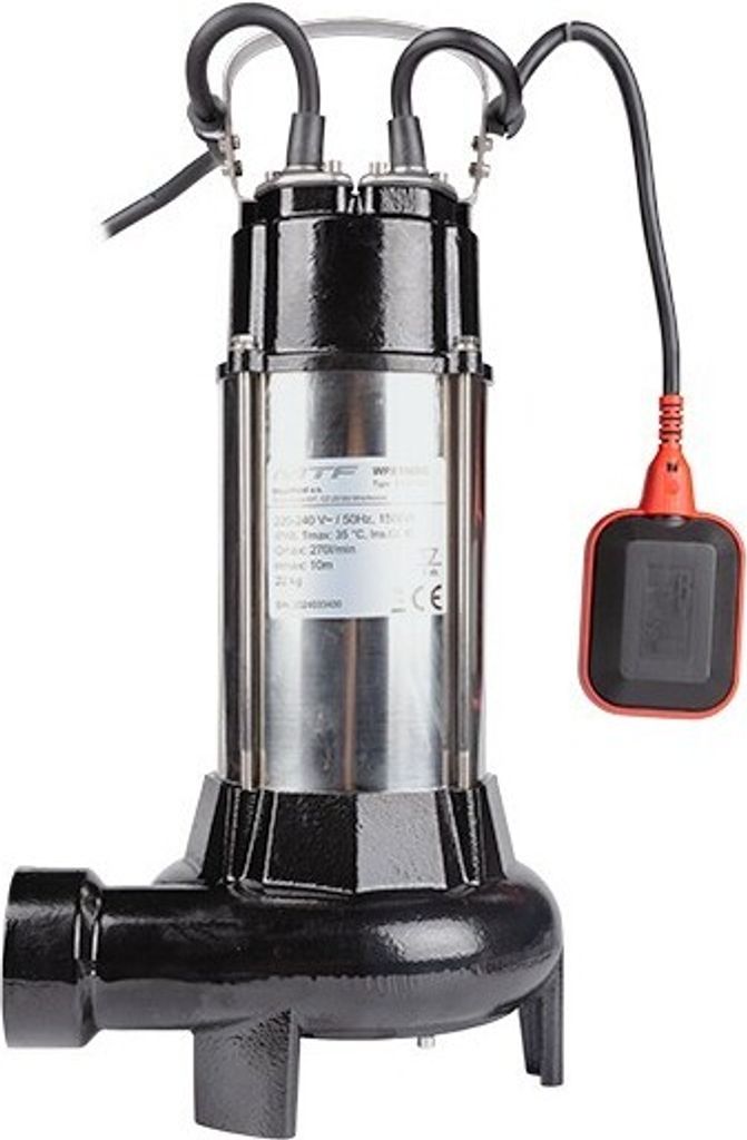 MTF WPE150DC Elektrisch Sumpfpumpe 1500 W, Fördermenge 270 l/min