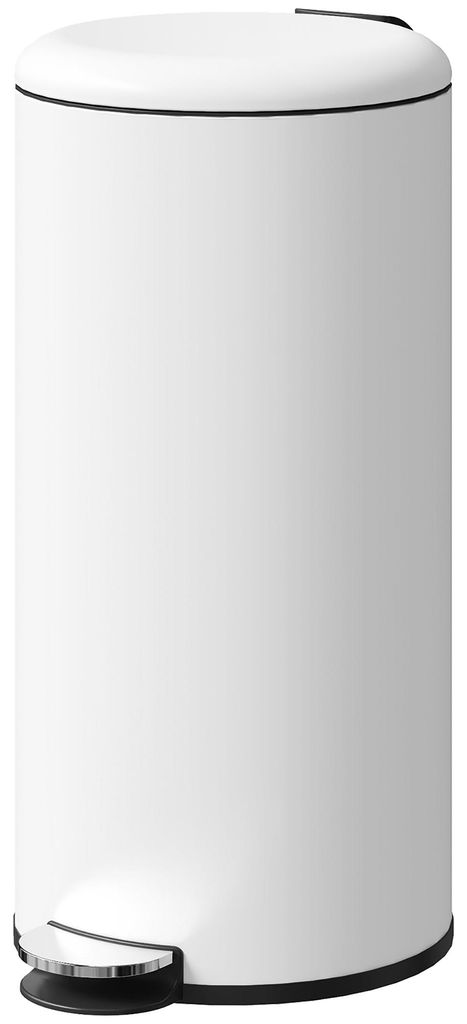 HOMCOM Vuilnisbak 30 liter, trapmodel met deksel, Productafbeelding 
