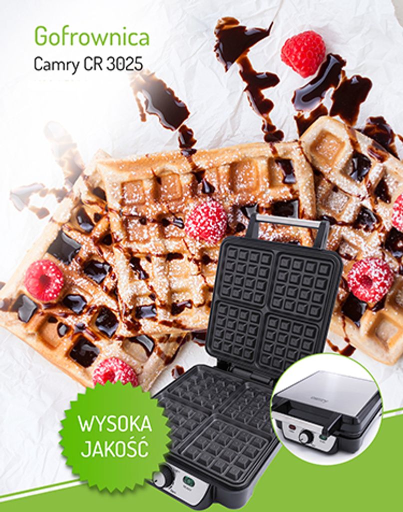 Camry Cr 3025 Waffeleisen Silber  Silber One Size Produktbild 21