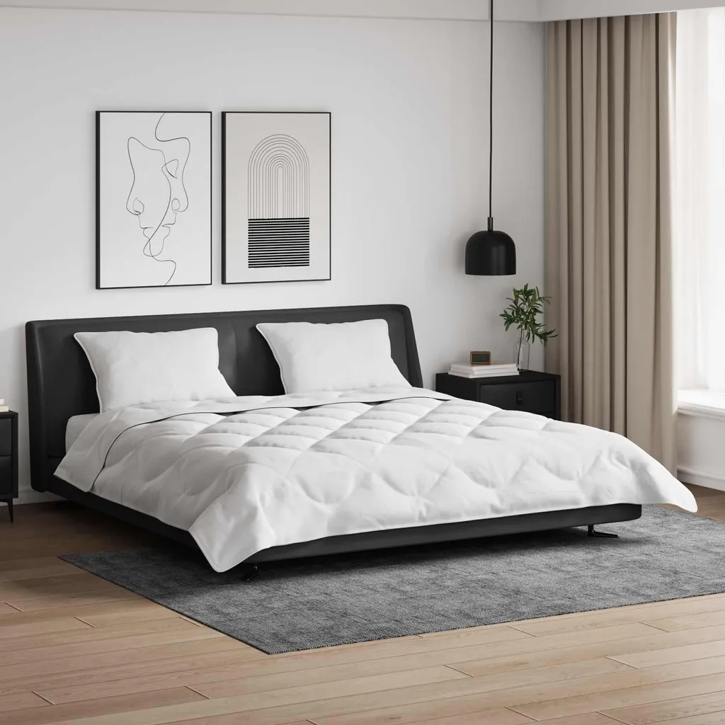 Set Notte Serena vidaXL - Coperta Estiva + 2 Cuscini Microfibra - 2