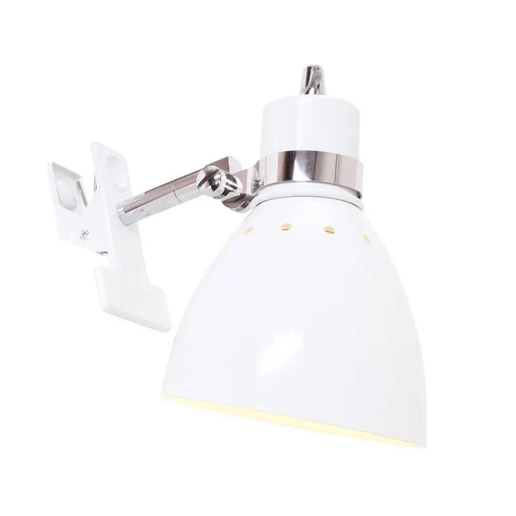 Applique murale blanche Steinhauer Spring Ø 13cm culot E27 - Réf 6827W - 13