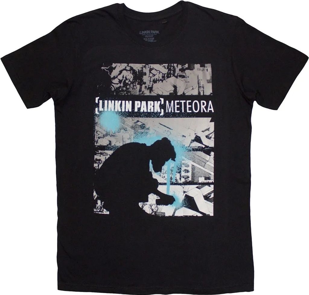 Linkin Park - "Meteora Drip Collage" Kurzes Top für Damen RO12655 (L) (Schwarz)