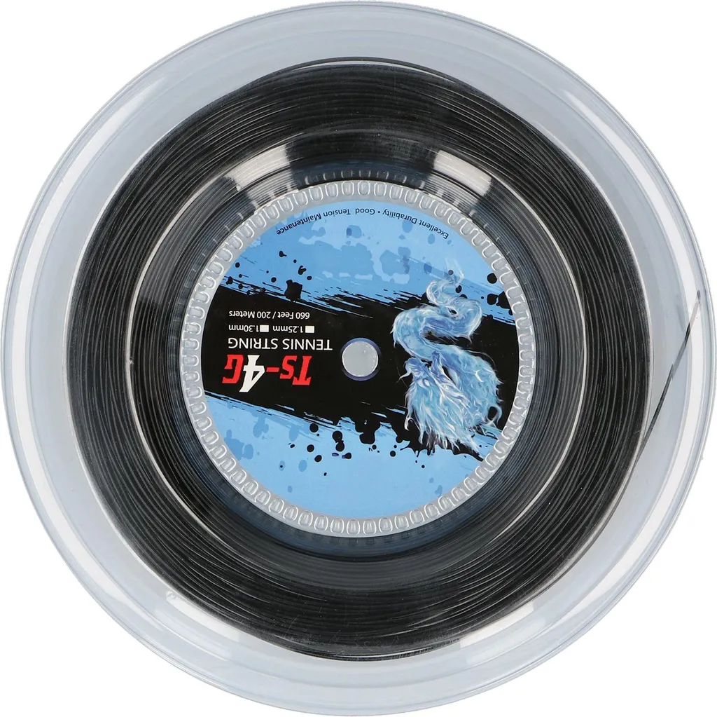 Cordage tennis polyester 1,30mm résistant aux chocs et bobine de 200 m