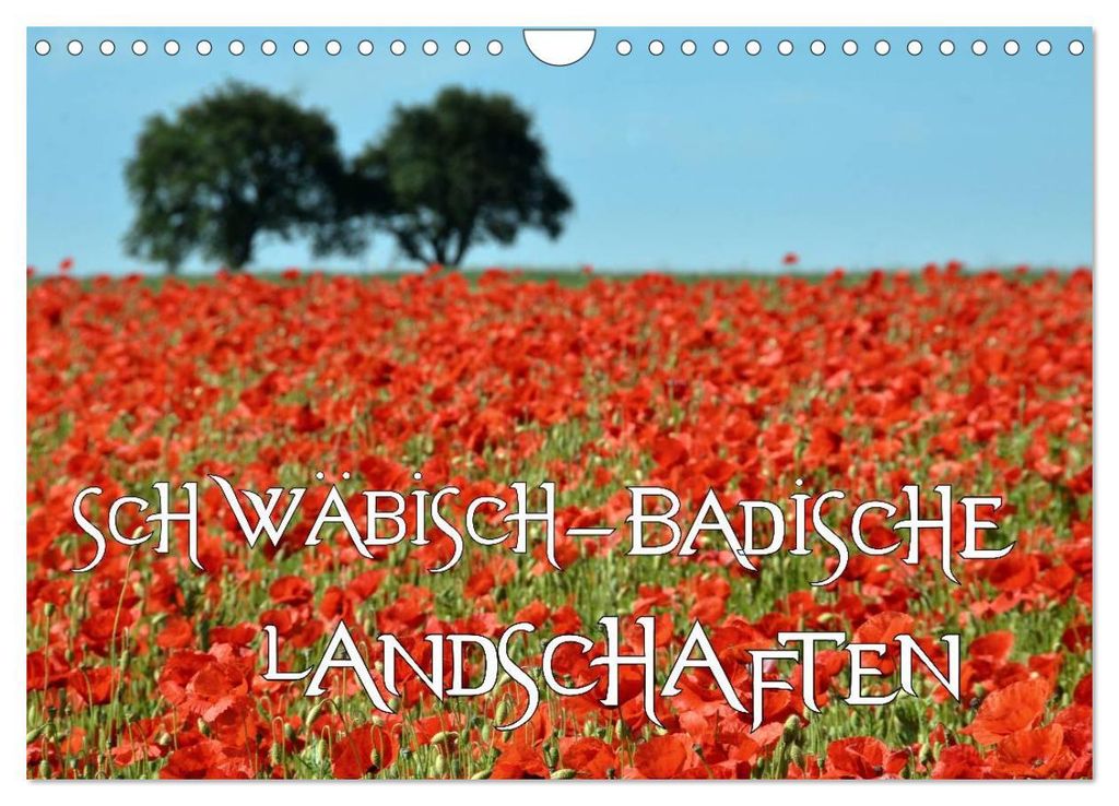 SCHWÄBISCH-BADISCHE LANDSCHAFTEN (Wandkalender 2027 DIN A4 quer), CALVENDO Monatskalender
