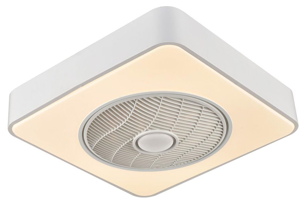 Deckenventilator Speed 50x50x23 cm Modern mit integrierter Beleuchtung 6.000 K