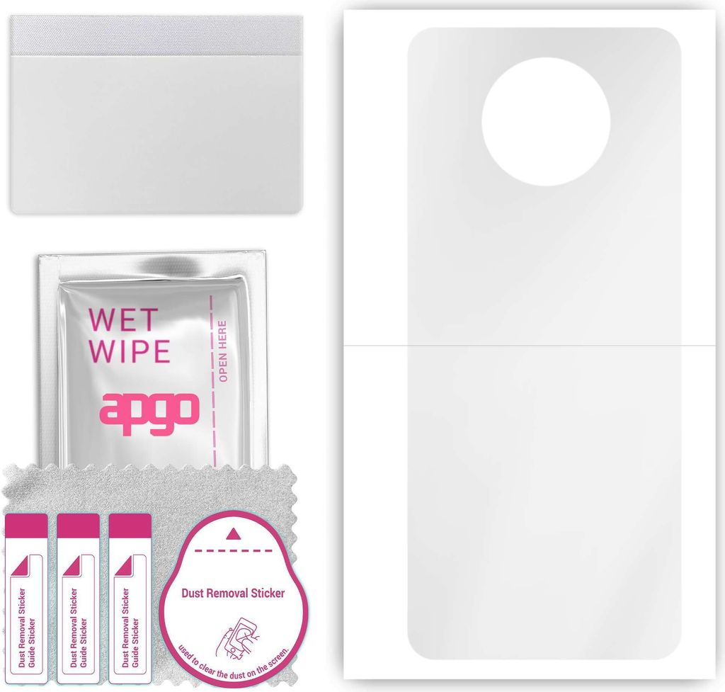 apgo Rückseite Schutzfolie, klar, kompatibel mit Honor X30, Hinten Hydrogel-Displayschutzfolie mit Positionierhilfe, kratzfest, einfache Montage
