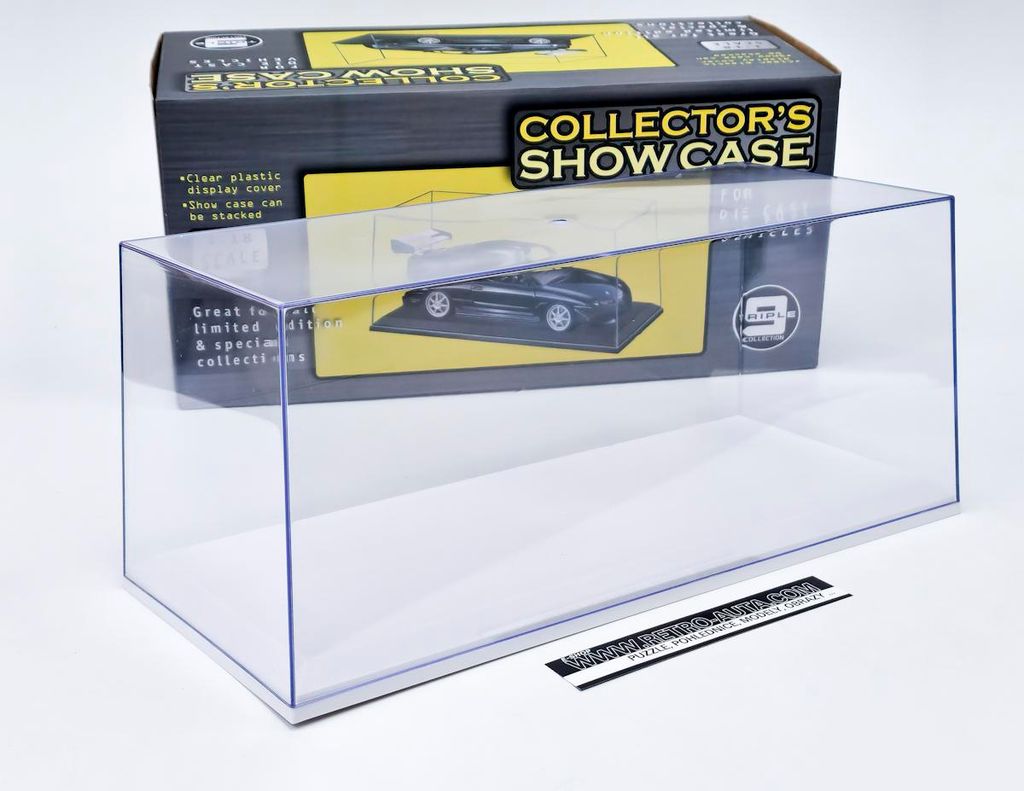 Plexiglasvitrine für Modelle - weiß Triple9 1:18