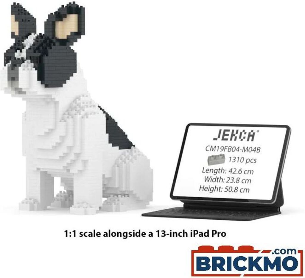 JEKCA Bricks French Bulldog 04-M04B Version 2024 CM19FB04-M04B Bigger Size