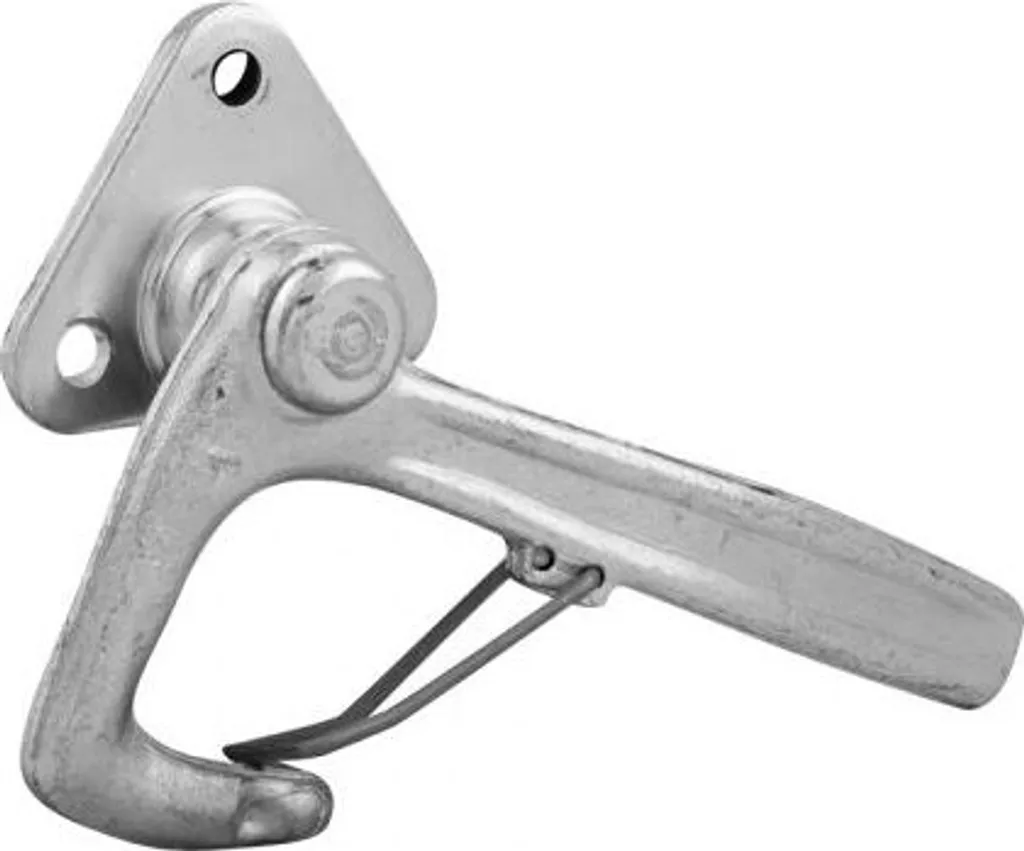Kit Gancio Fissaggio + Molla Destra N.1 Acciaio Zincato Professionale