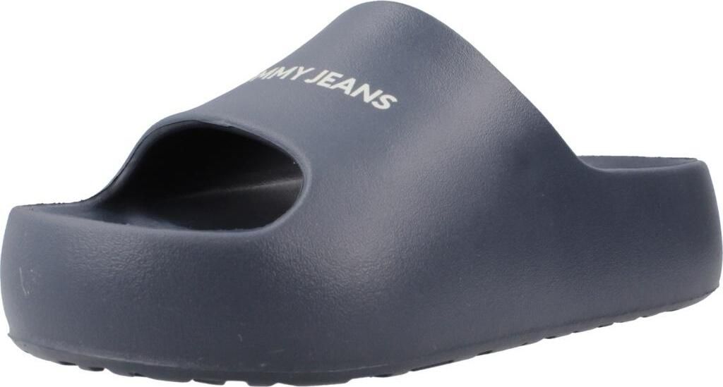 TOMMY JEANS TJW CHUNKY FLATFORM SLID Blau Produktbild 