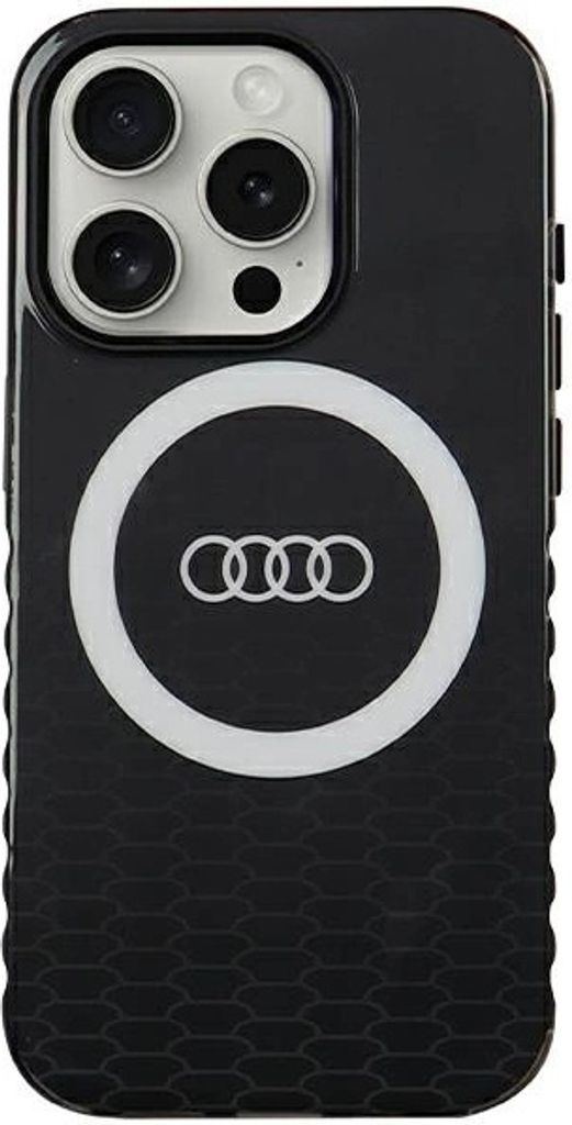 Custodia Ferrari In Metallo Con Logo E MagSafe Per IPhone 15 Pro, 6.1 Pollici, Nero &ndash; Nuova
