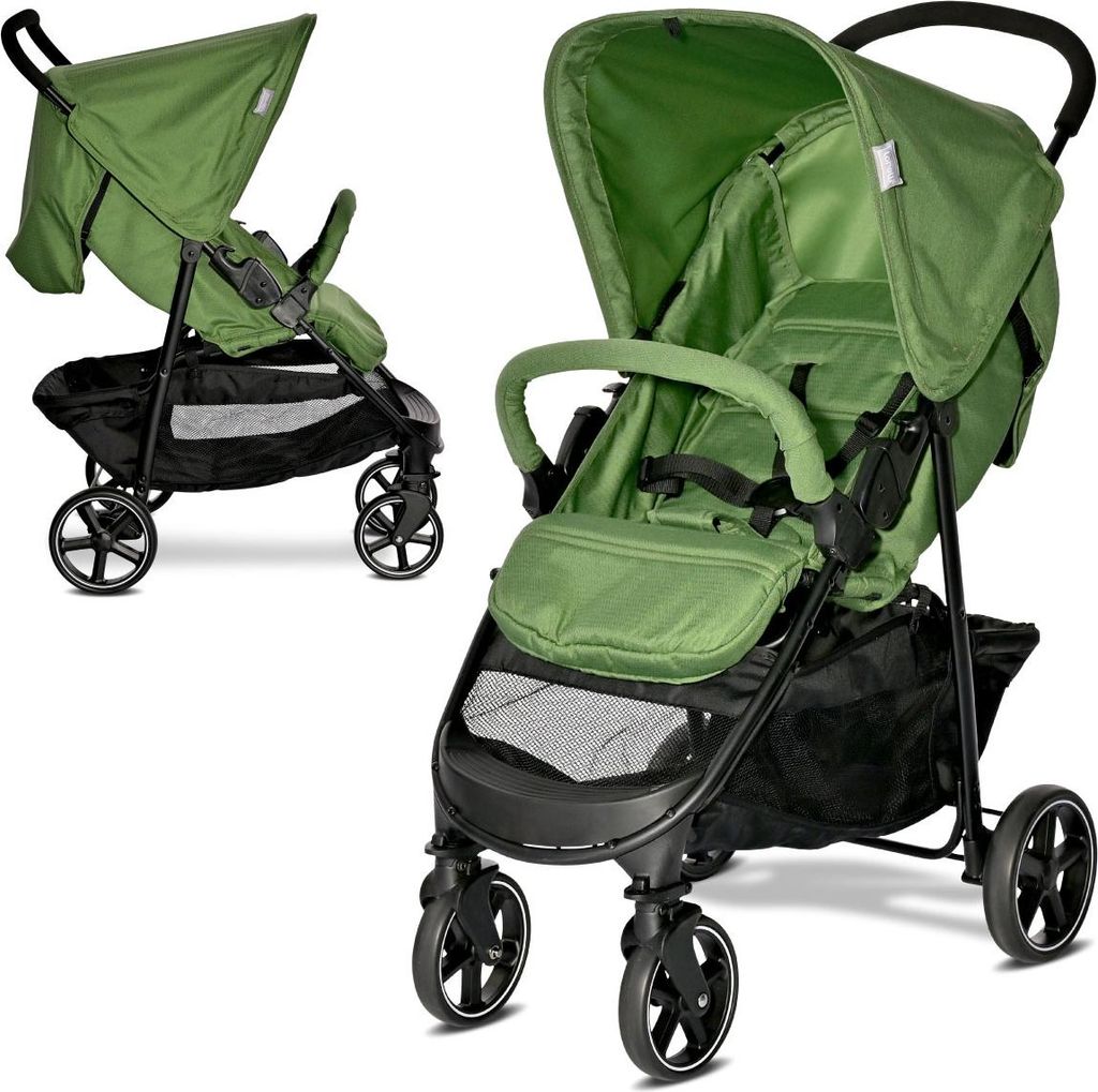 Lorelli Rome - Rome Kinderwagen | Grüne Aspen