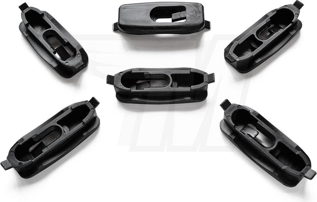 20x Clip in Schwarz für Audi VW Dach Zierleisten | 8L0853909