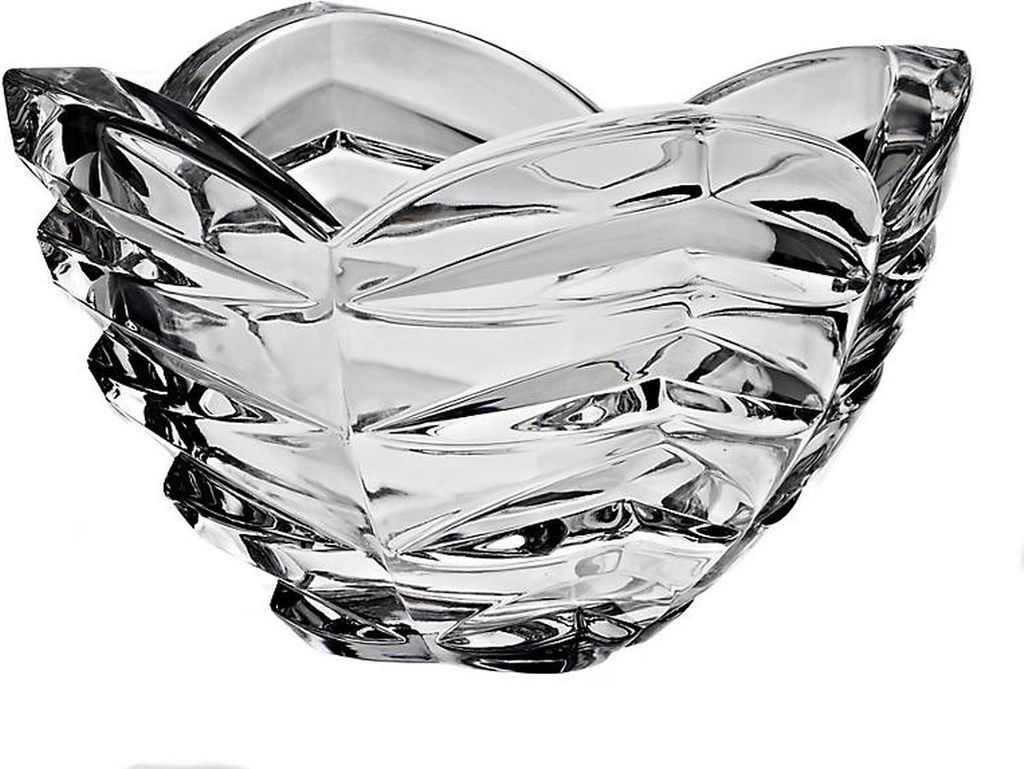 Schale Waves (19,5x19,5cm), aus Bleikristall