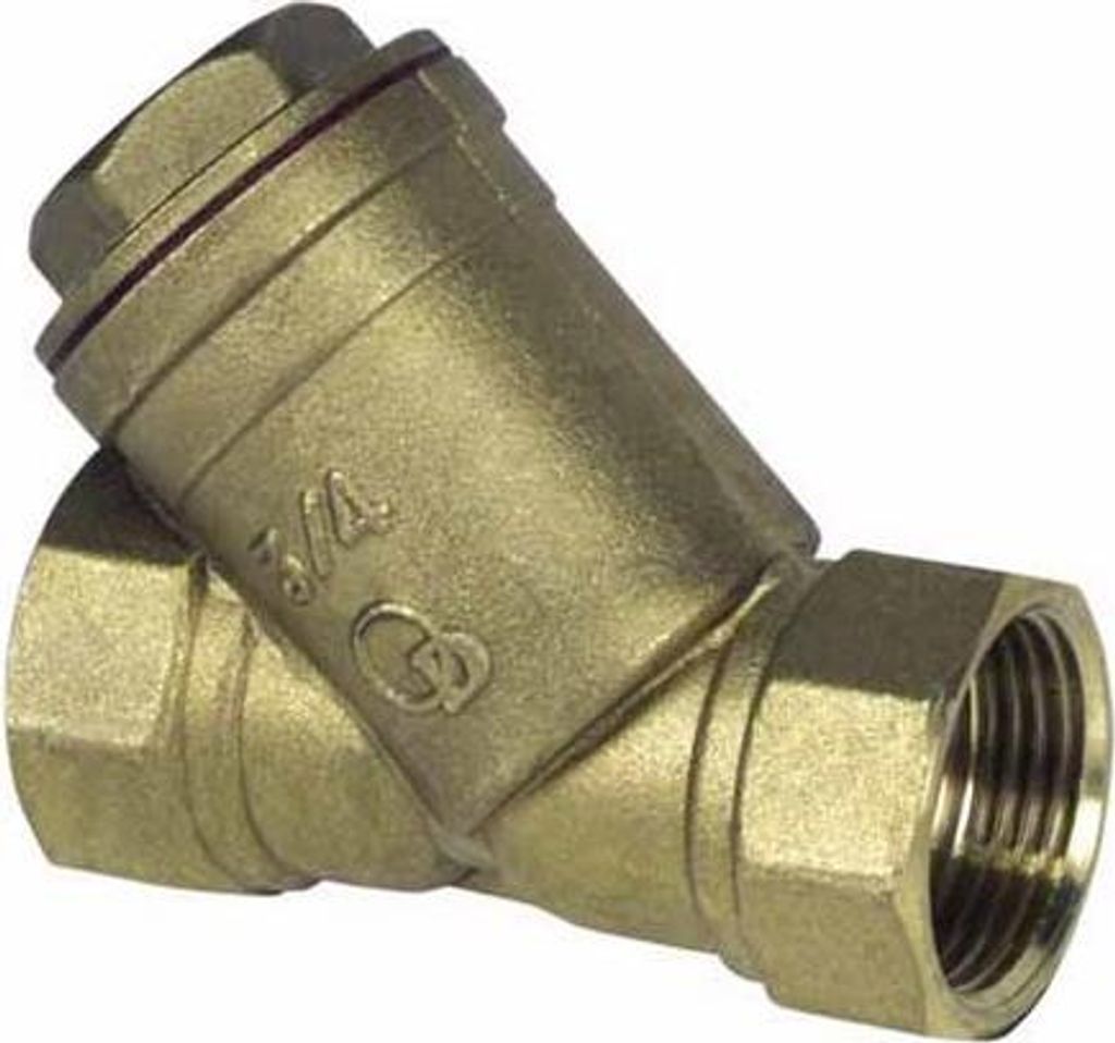 2-Zoll-Wasserfilter mit diagonalem Netz für Zentralheizung.