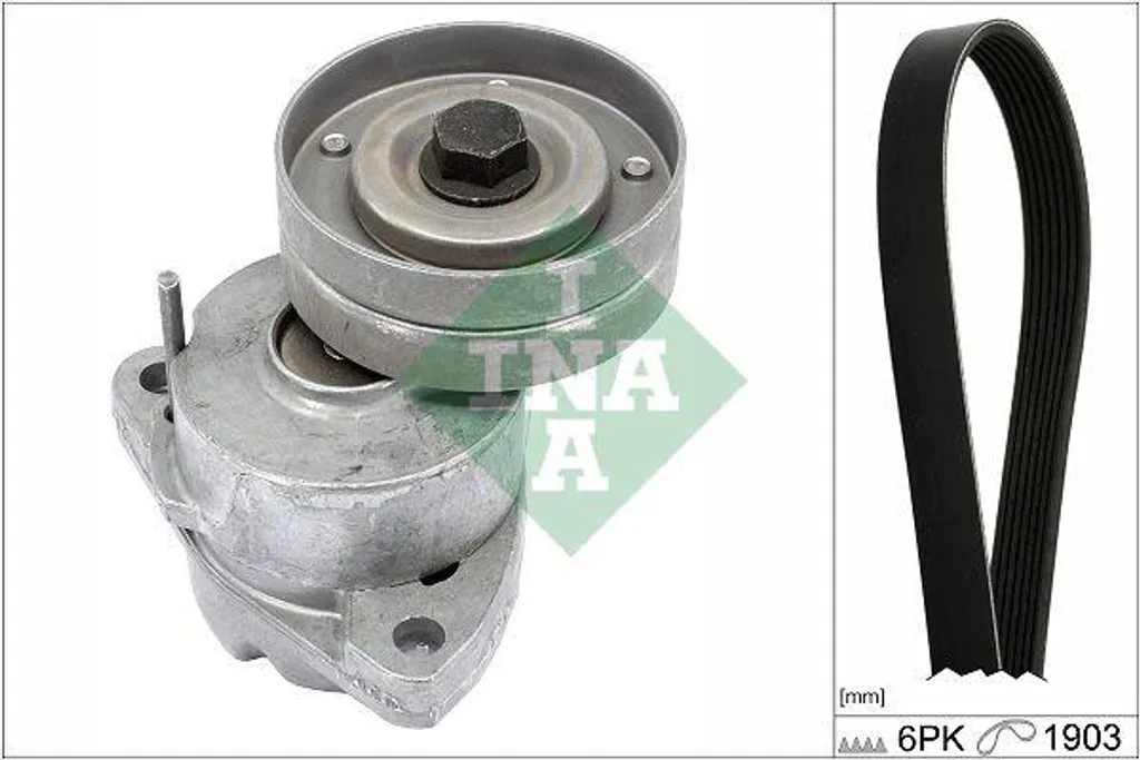 Kit rénovation courroie INA pour moteurs Opel et Daewoo Astra Vectra