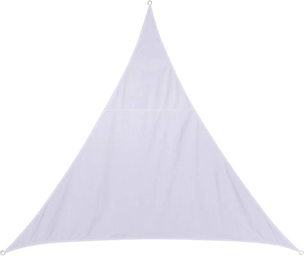 Voile d'ombrage 5x5x5m Curacao Blanc Hespéride contre Chaleur et UV