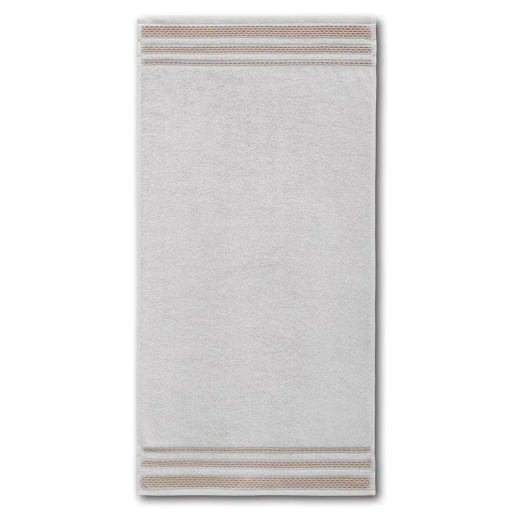 Dyckhoff Handtuch Frottierserie 'Pure Elegance' Delta 50 x 100 cm Silber