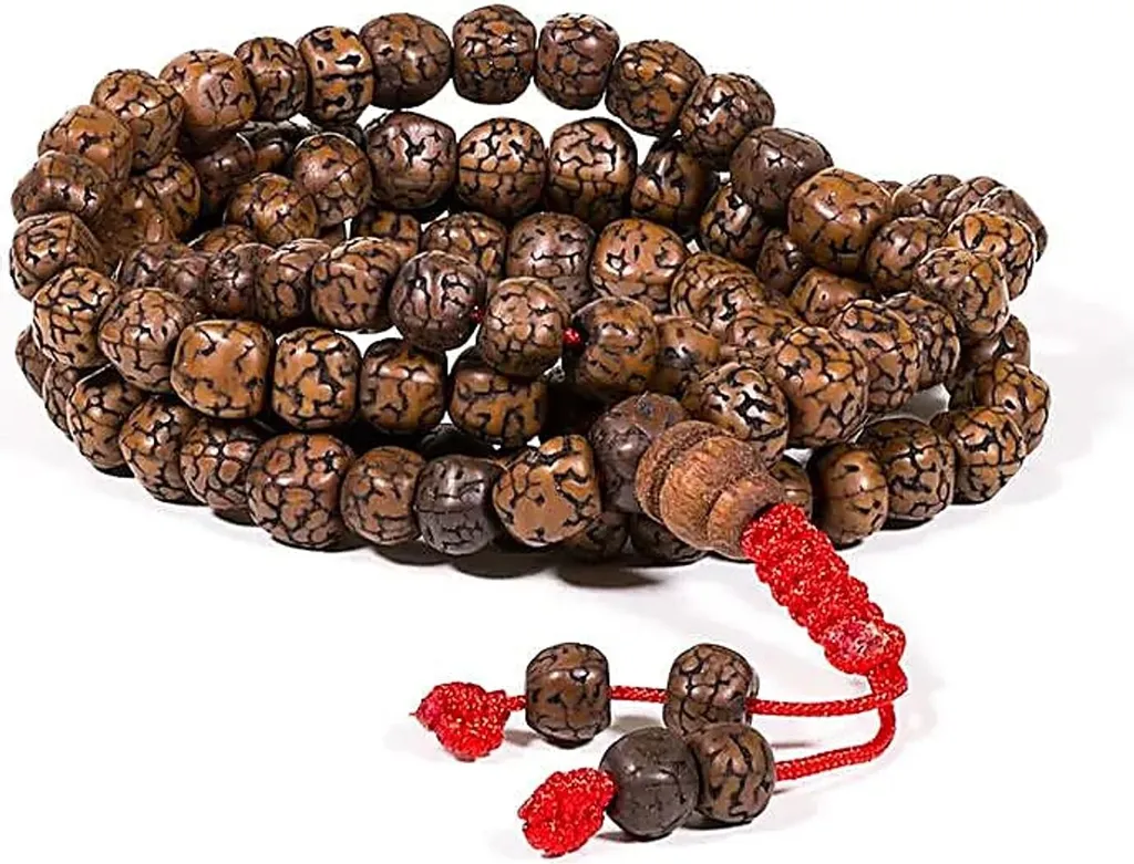 Mala de Yoga Rudraksha 108 Perles 0,6 cm - Idéal Yoga et Relaxation