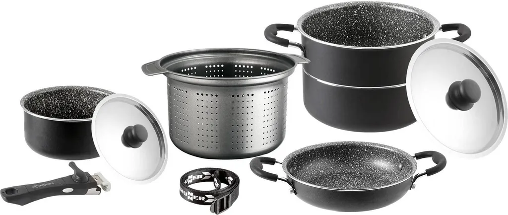 Équipement Cuisine Van et Camping Brunner Pirate 7+1 Pièces 22 cm