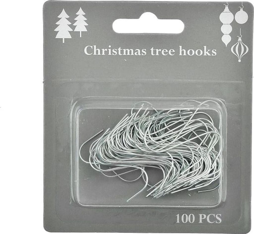 Crochets pour décorations de Noël, lot de 100 pcs Image du produit 