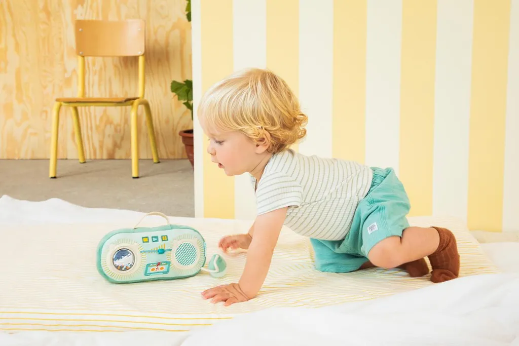 Radio Tissue Joe à Effets Sonores : Jouet Sensoriel et Interactif - 2