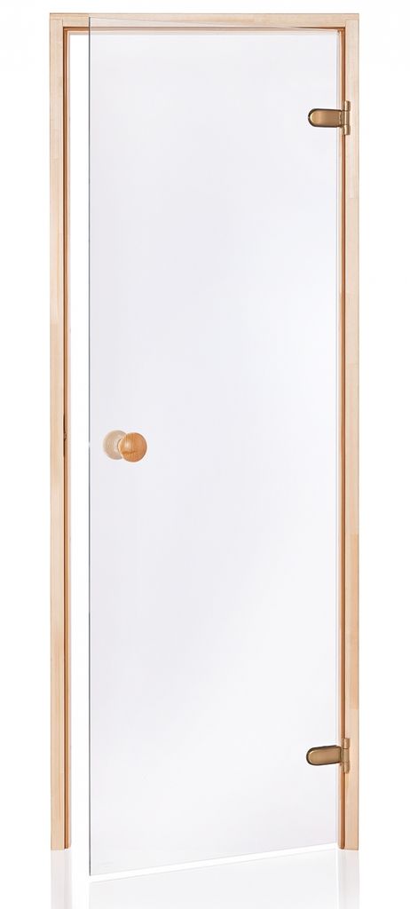 Dveře do sauny "A" 7x20 Clear 690x1990 mm Olše Obrázek produktu 