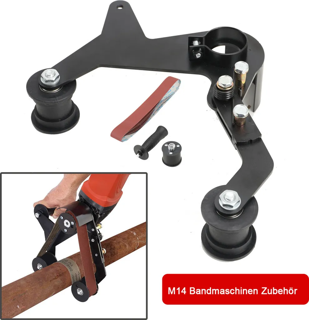 Bande abrasive flexible M14 pour inox - Ponçage multidirectionnel 270° - 2