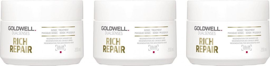 Dualsenses Rich Repair 60 sec. Treatment 3x200 ml Produktbild 