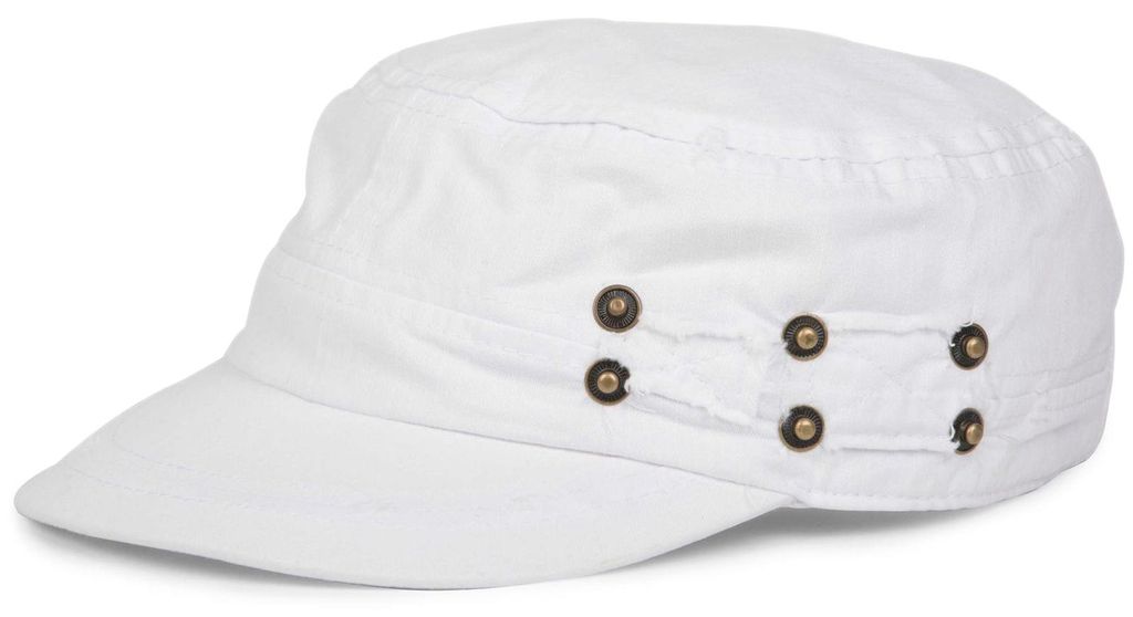 styleBREAKER Uni Military Cap im Destroyed Vintage Look | Produktbild 